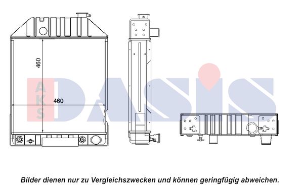 AKS DASIS Radiaator,mootorijahutus 090029N